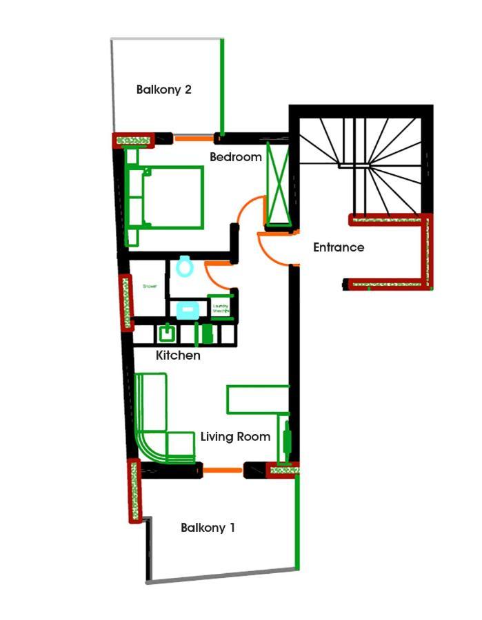 Plato 42 Apartamento Calamata Exterior foto